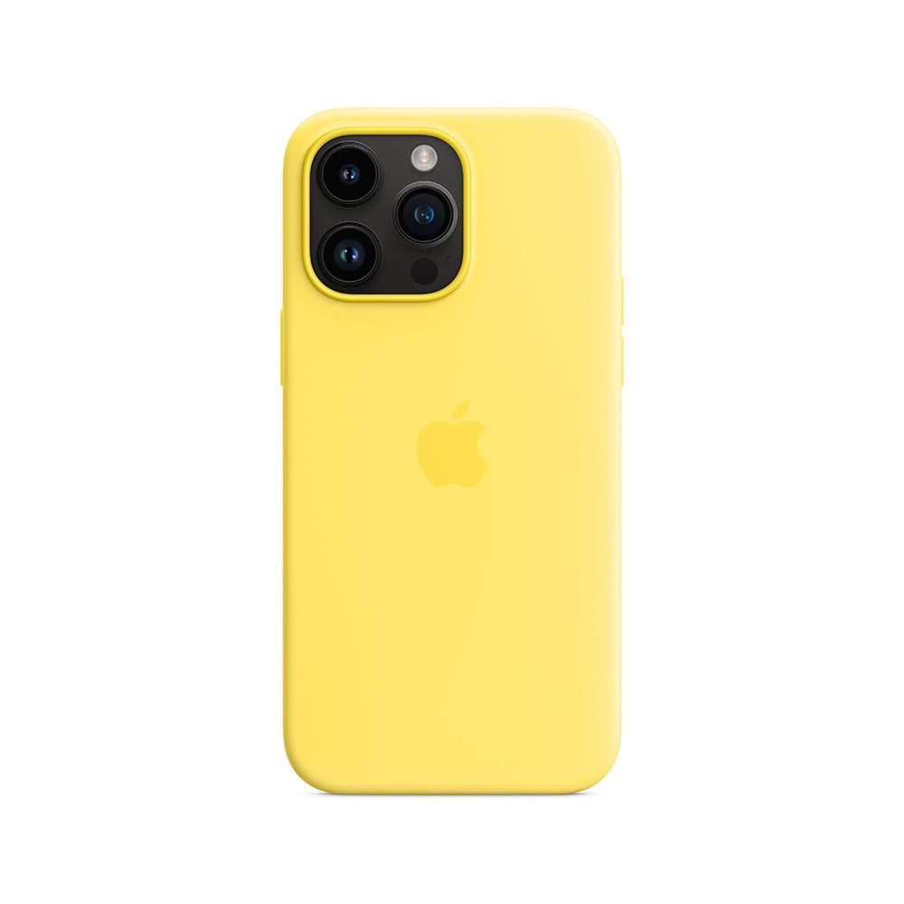 Apple iPhone 14 Pro Silicone Case with MagSafe - Canary Yellow