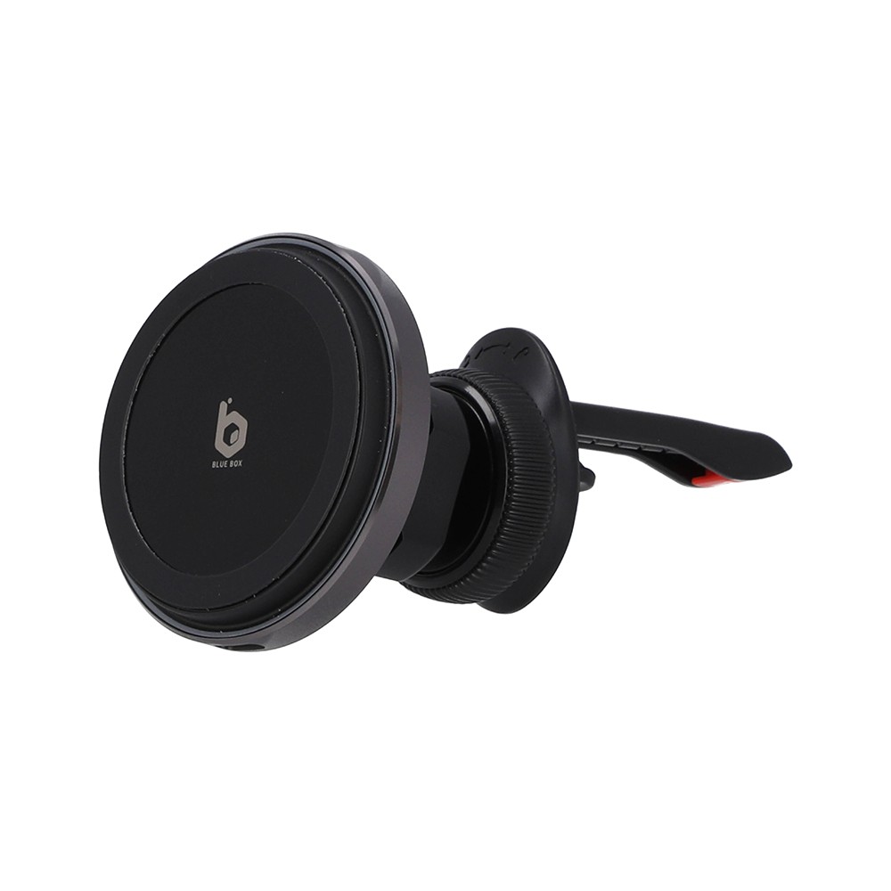 ที่ยึดโทรศัพท์ในรถ Blue Box Magnetic Wireless Car Holder (Dashboard+Air Vent) 15W - Black