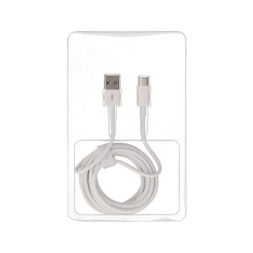 สายชาร์จ TECHPRO USB-A to USB-C 2 เมตร TP-C01 White