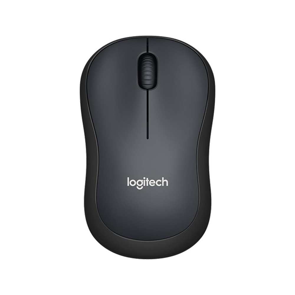 เมาส์ไร้สาย Logitech Wireless Mouse Silent M221 Charcoal