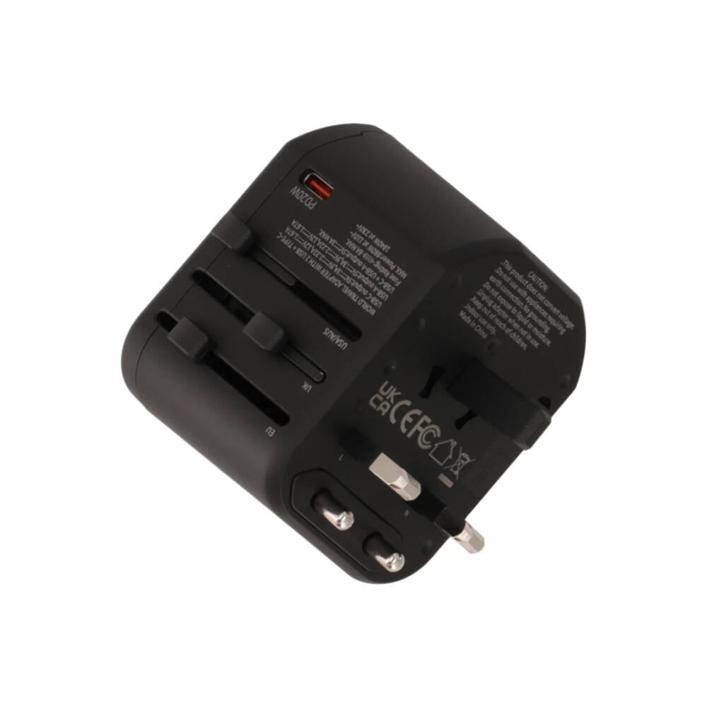 อะแดปเตอร์ Blue Box Multifunction Universal Travel Adapter Black (PLGBB001)